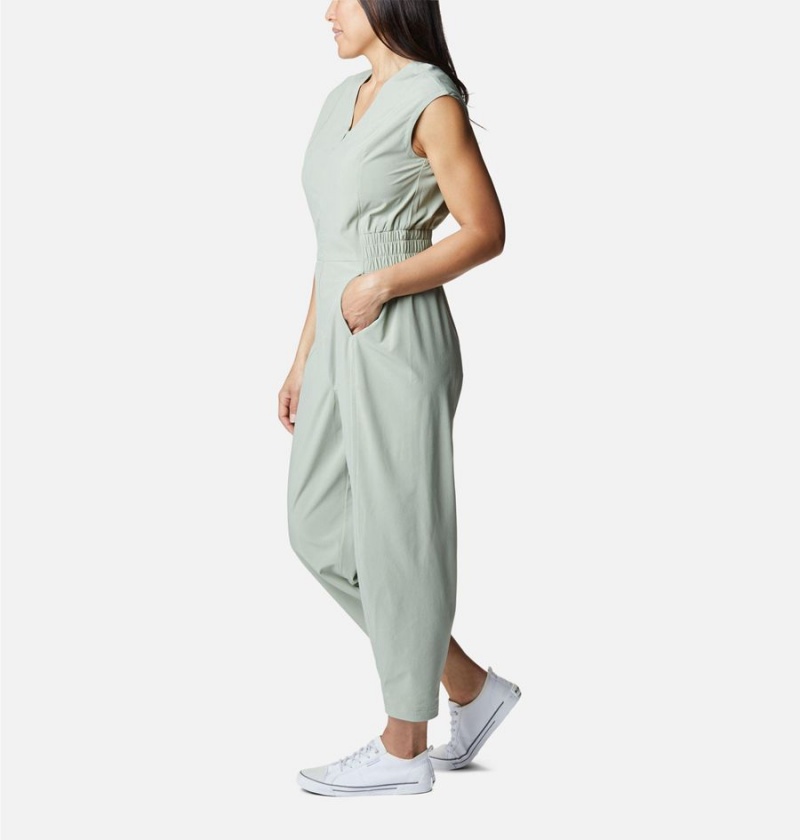 Columbia Boundless Beauty One Piece Women's Dress Green | NFZGAS-719