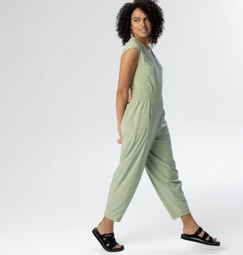 Columbia Boundless Beauty One Piece Women's Dress Green | NFZGAS-719