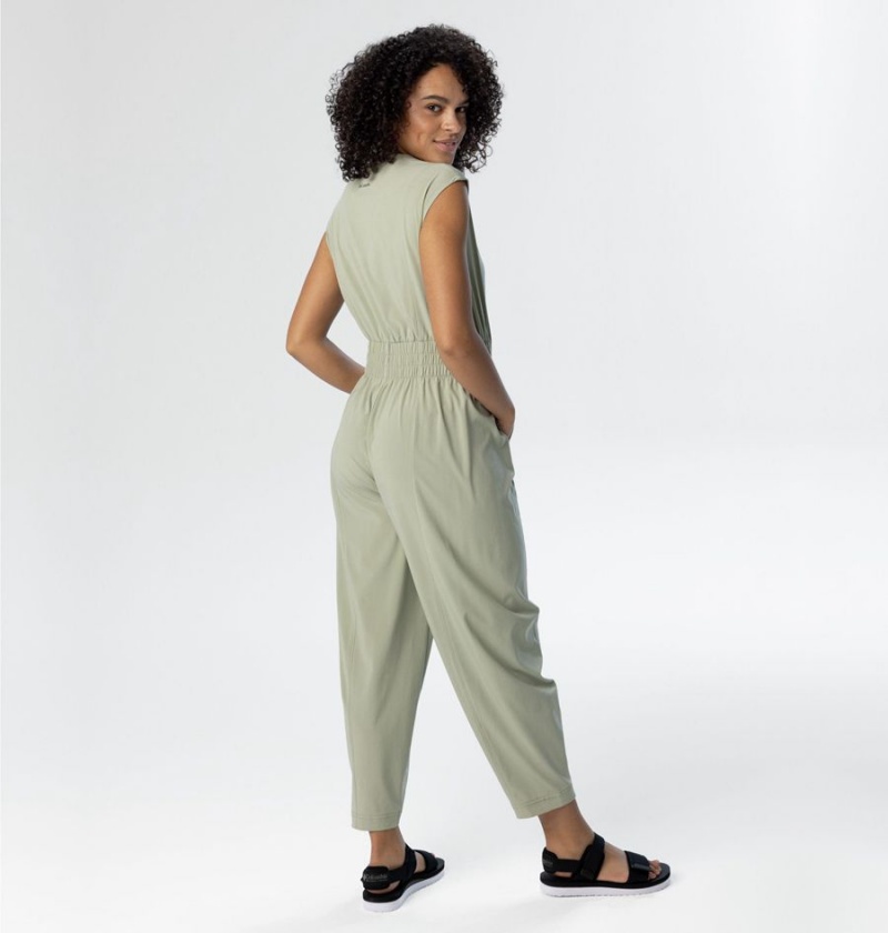 Columbia Boundless Beauty One Piece Women's Dress Green | NFZGAS-719