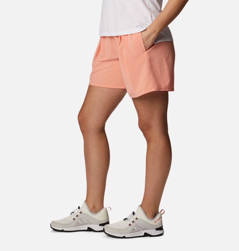 Columbia Boundless Beauty Women's Shorts Coral | OZBVID-180