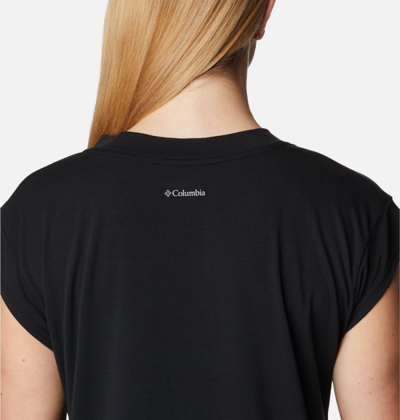 Columbia Boundless Beauty Women's T-Shirt Black | UZGWVC-397