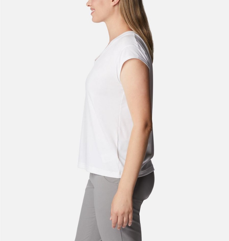 Columbia Boundless Beauty Women's T-Shirt White | VMUGLQ-306