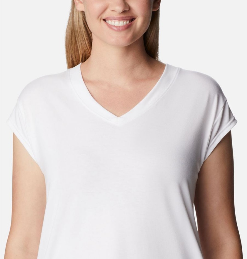 Columbia Boundless Beauty Women's T-Shirt White | VMUGLQ-306