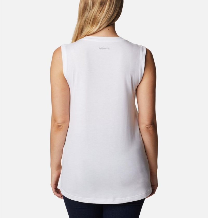 Columbia Boundless Beauty Women's Tank Top White | ZICMSK-209