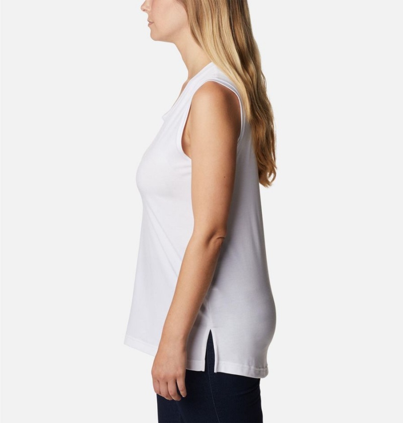 Columbia Boundless Beauty Women's Tank Top White | ZICMSK-209