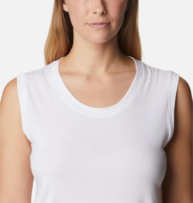 Columbia Boundless Beauty Women's Tank Top White | ZICMSK-209