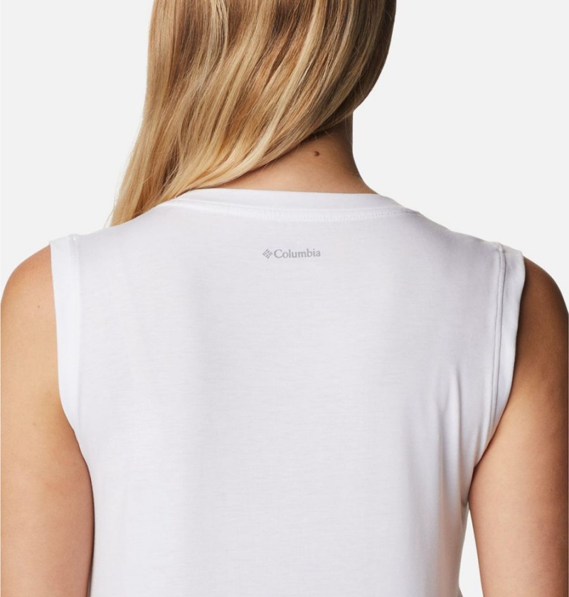 Columbia Boundless Beauty Women's Tank Top White | ZICMSK-209