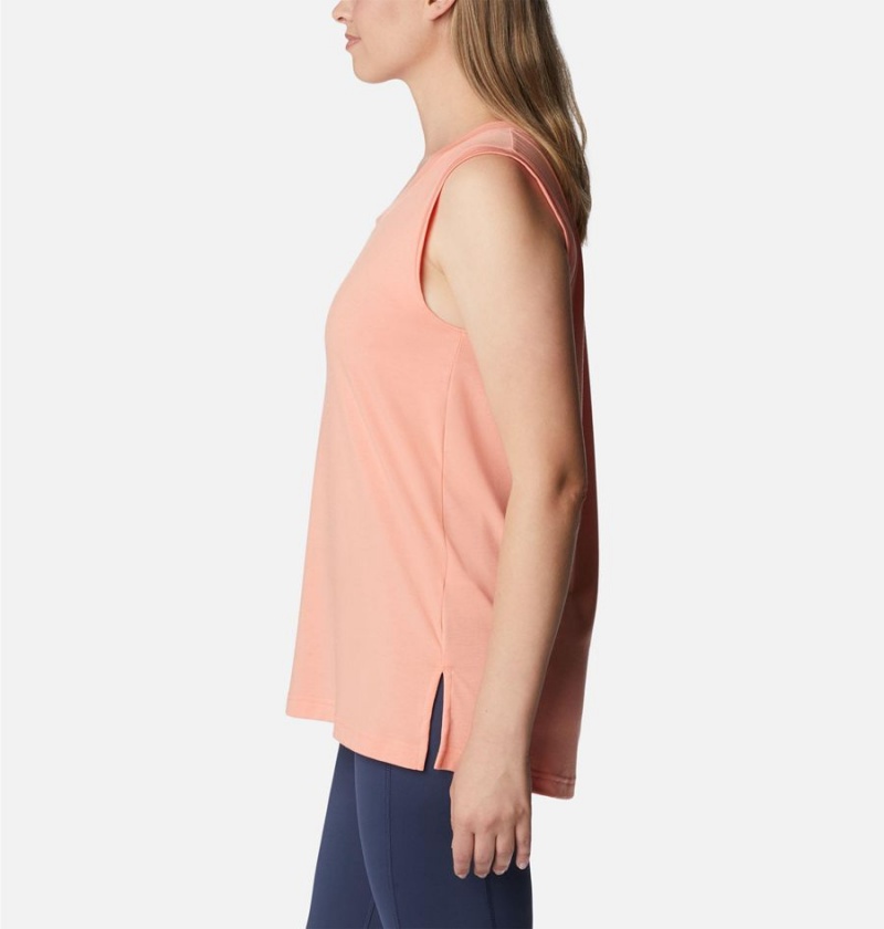 Columbia Boundless Beauty Women's Tank Top Coral | LNZXJG-980