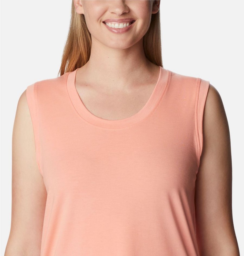 Columbia Boundless Beauty Women's Tank Top Coral | LNZXJG-980