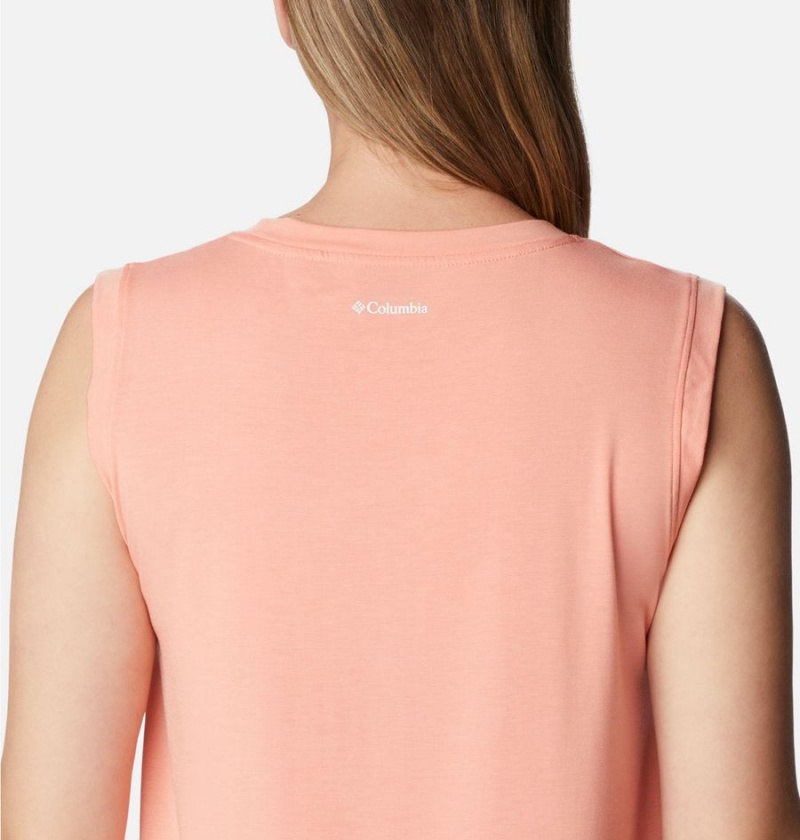 Columbia Boundless Beauty Women's Tank Top Coral | LNZXJG-980