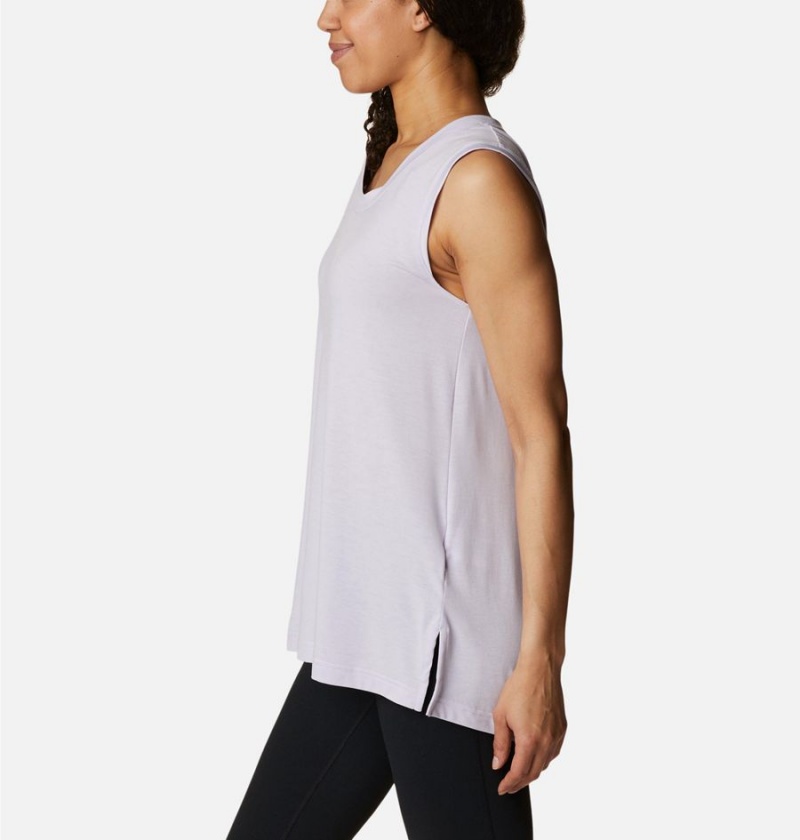 Columbia Boundless Beauty Women's Tank Top Purple | TLAPBD-325