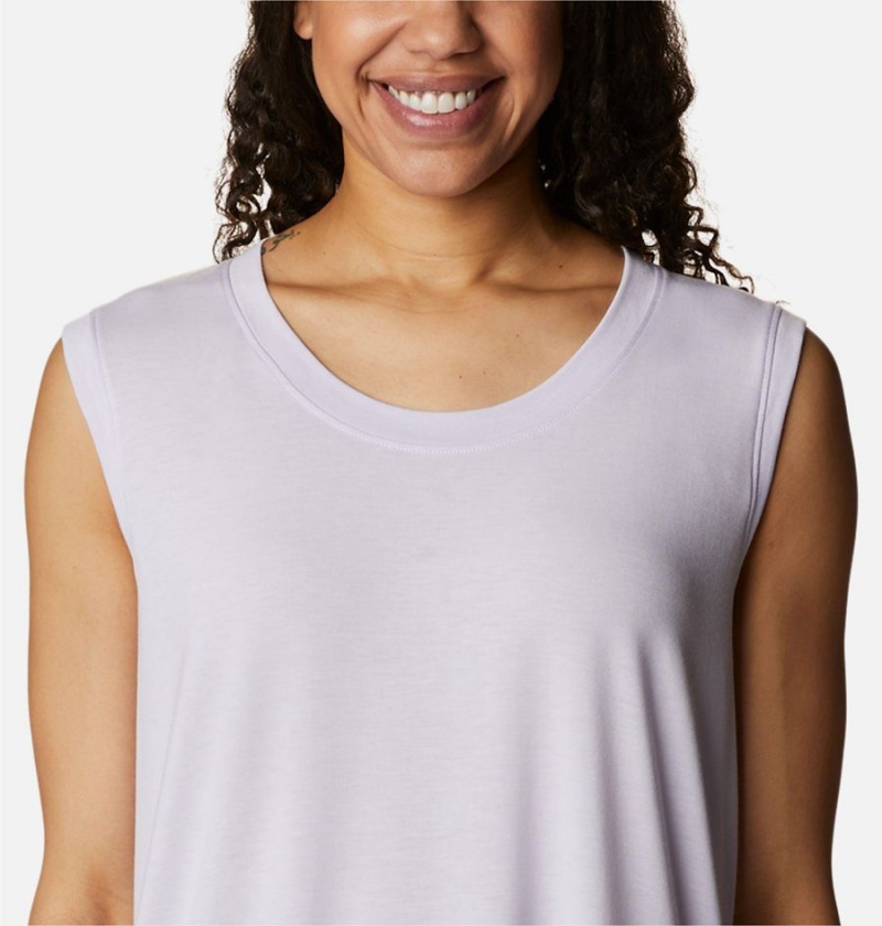 Columbia Boundless Beauty Women's Tank Top Purple | TLAPBD-325