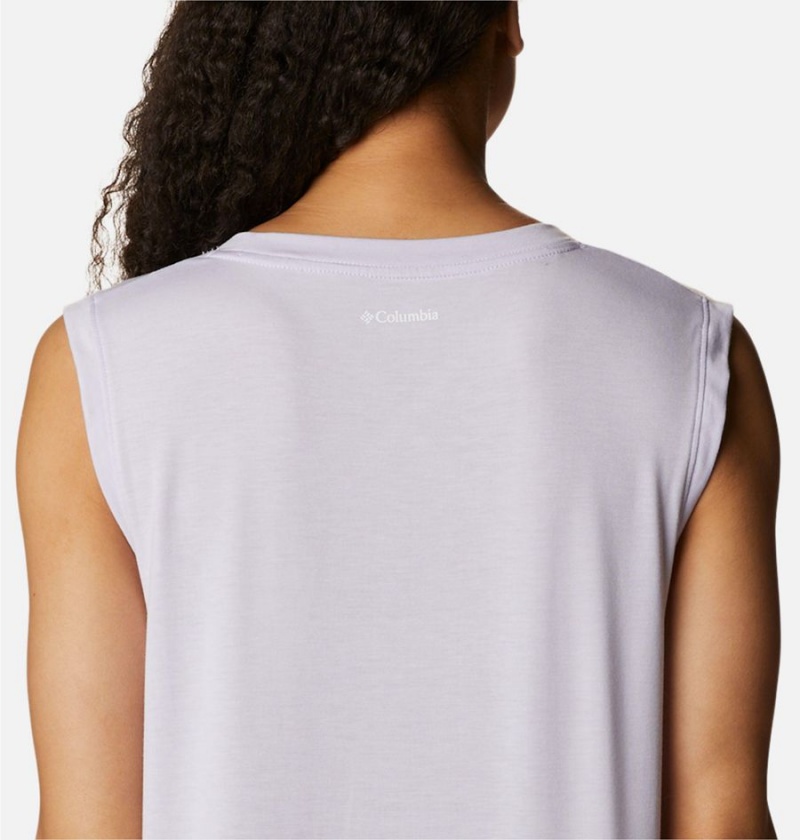 Columbia Boundless Beauty Women's Tank Top Purple | TLAPBD-325