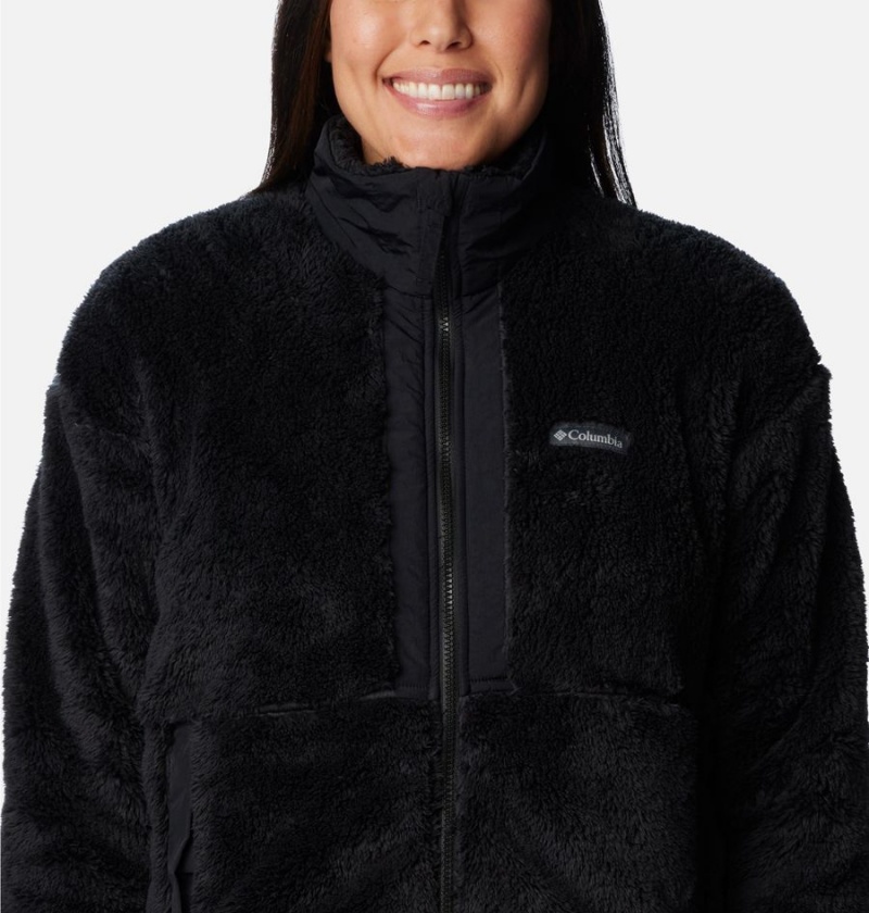 Columbia Boundless Discovery Full Zip Sherpa Women's Fleece Jacket Black | SFKPXO-285