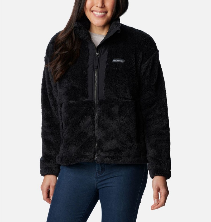 Columbia Boundless Discovery Full Zip Sherpa Women\'s Fleece Jacket Black | SFKPXO-285