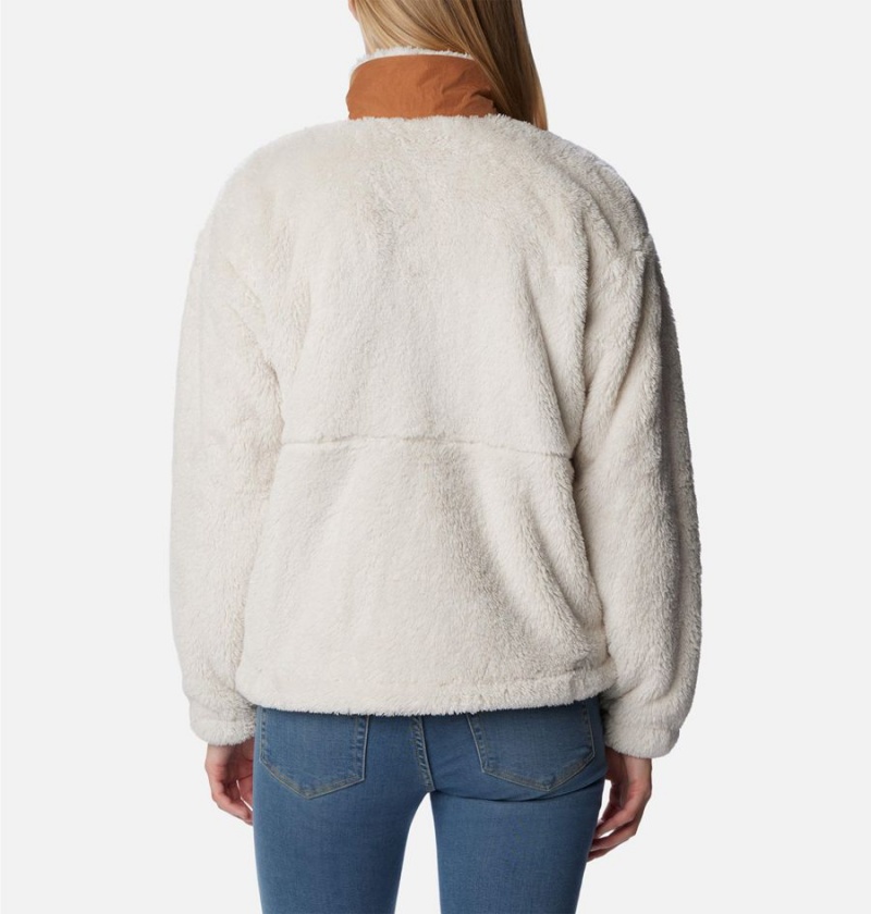 Columbia Boundless Discovery Full Zip Sherpa Women's Fleece Jacket White | EDNLSJ-014