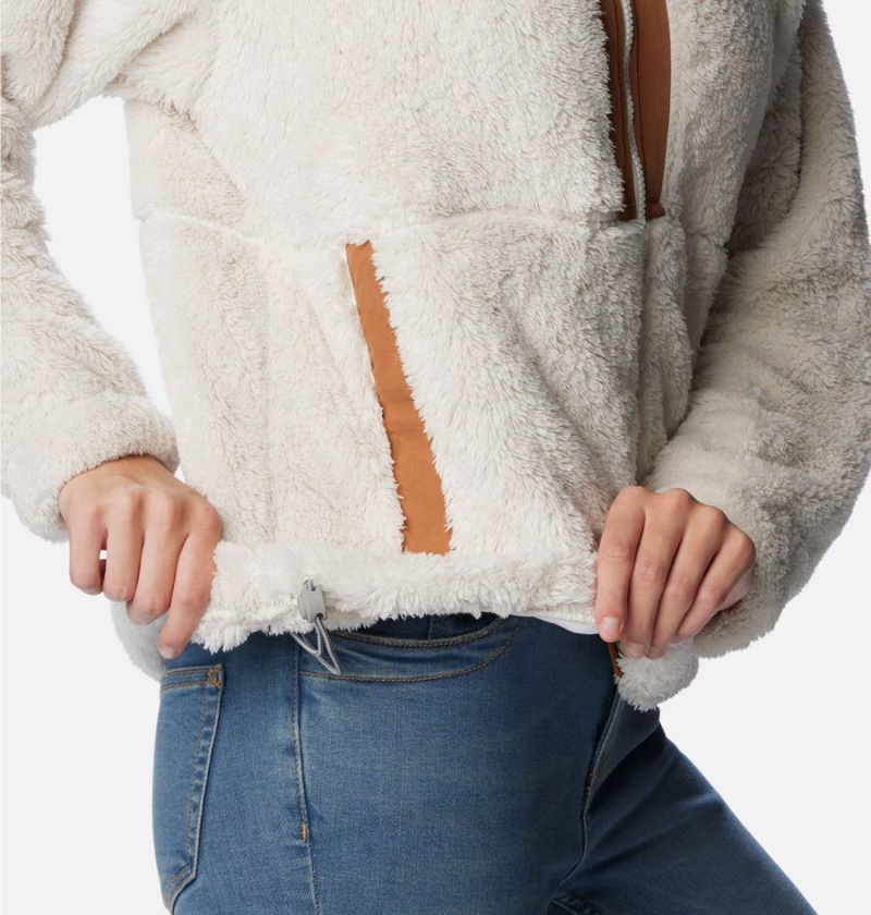Columbia Boundless Discovery Full Zip Sherpa Women's Fleece Jacket White | EDNLSJ-014