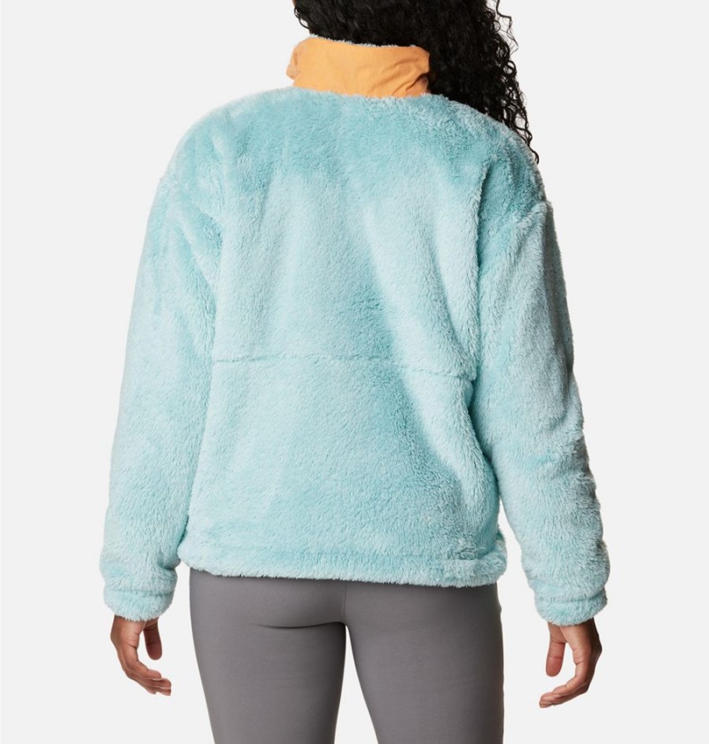 Columbia Boundless Discovery Full Zip Sherpa Women's Fleece Jacket Turquoise | UDCTOA-759