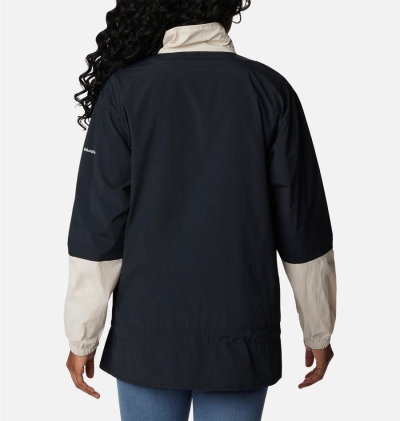 Columbia Boundless Trek Anorak Women's Windbreaker Black | NYSJML-071