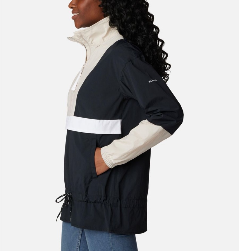 Columbia Boundless Trek Anorak Women's Windbreaker Black | NYSJML-071