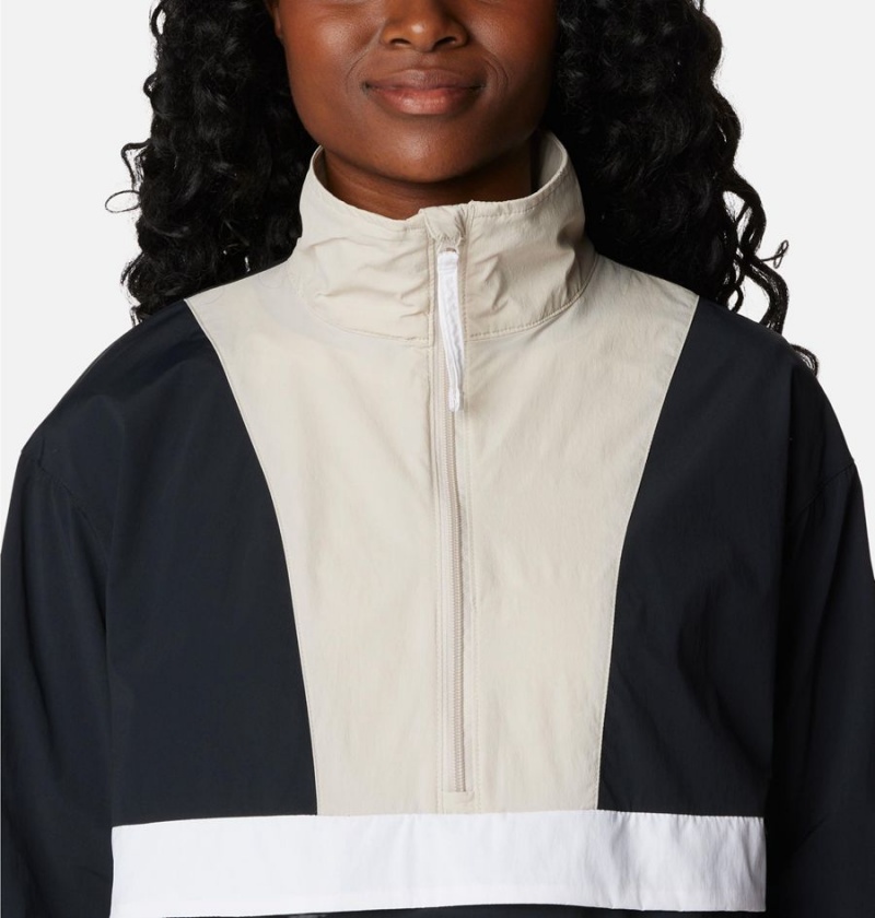 Columbia Boundless Trek Anorak Women's Windbreaker Black | NYSJML-071