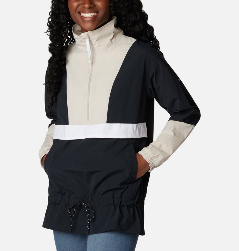 Columbia Boundless Trek Anorak Women's Windbreaker Black | NYSJML-071