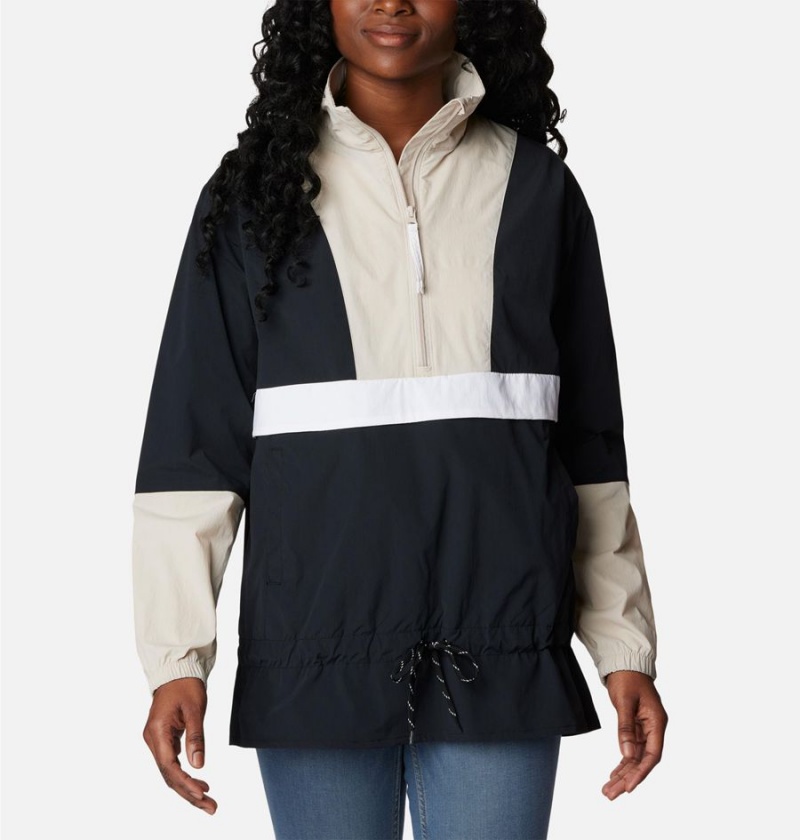 Columbia Boundless Trek Anorak Women\'s Windbreaker Black | NYSJML-071