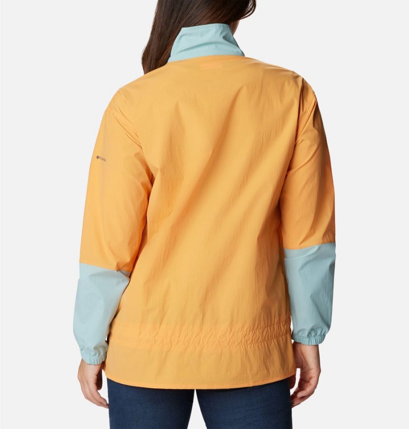 Columbia Boundless Trek Anorak Women's Windbreaker Yellow | OGJQSY-731