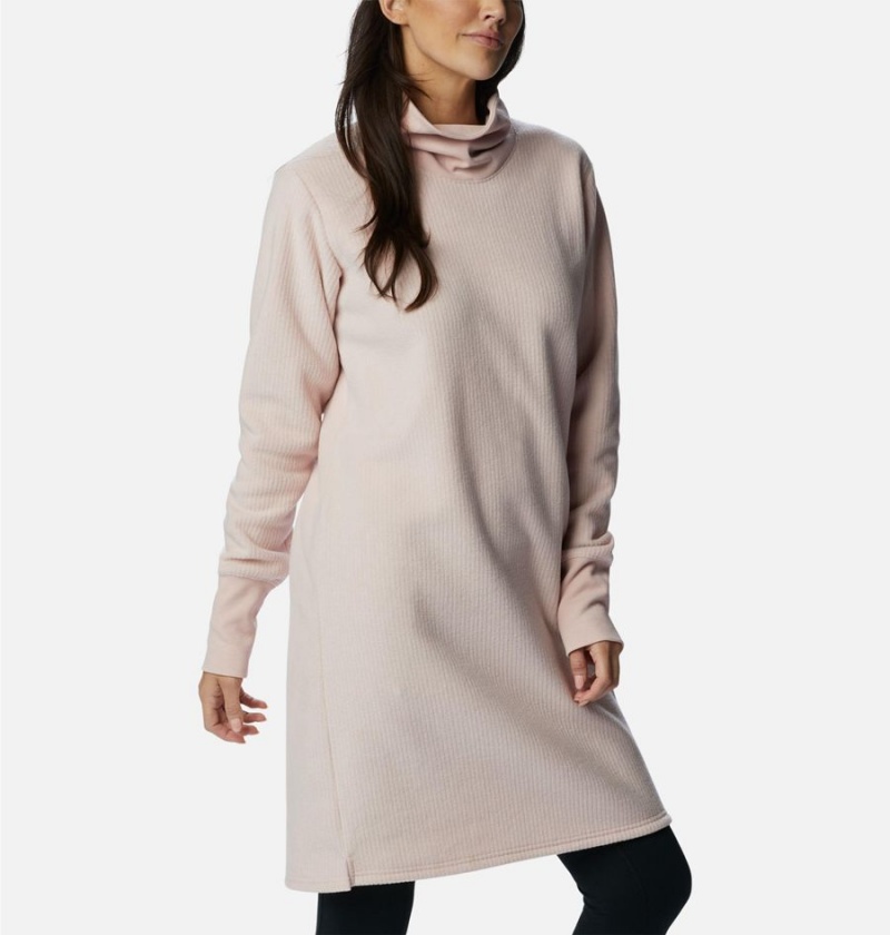 Columbia Boundless Trek Fleece Women's Dress Pink | CFOBSK-317