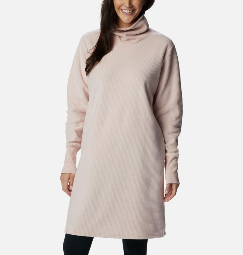 Columbia Boundless Trek Fleece Women\'s Dress Pink | CFOBSK-317