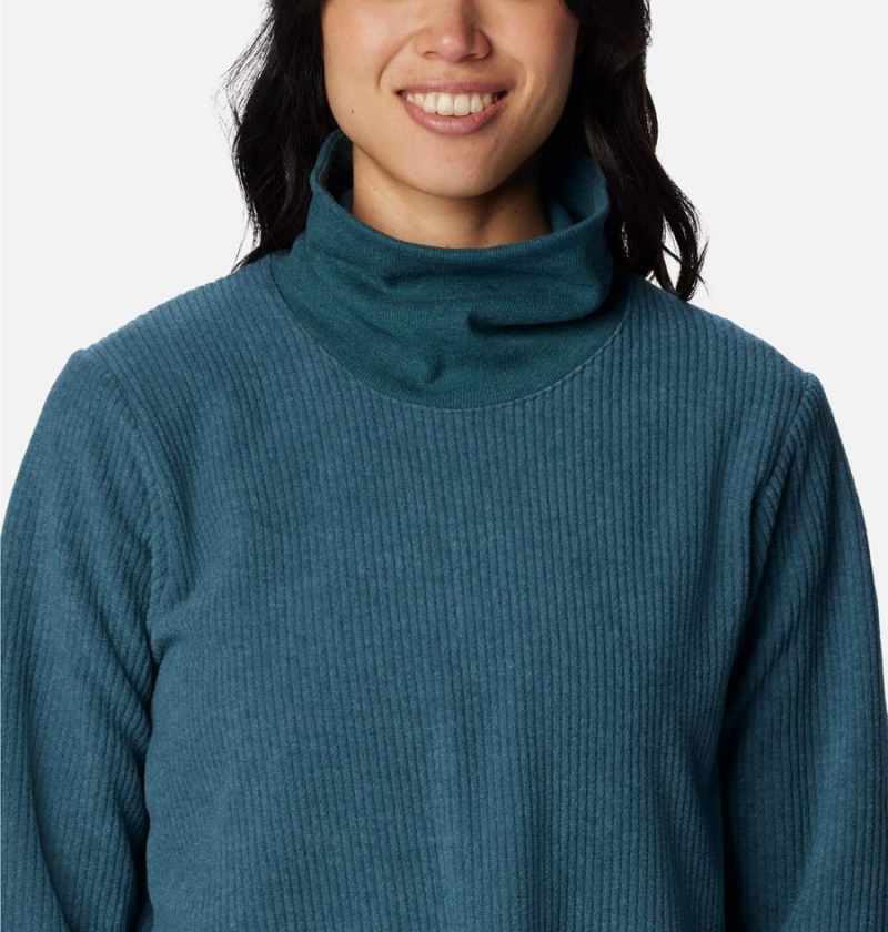 Columbia Boundless Trek Fleece Women's Dress Turquoise | QPDWXR-240