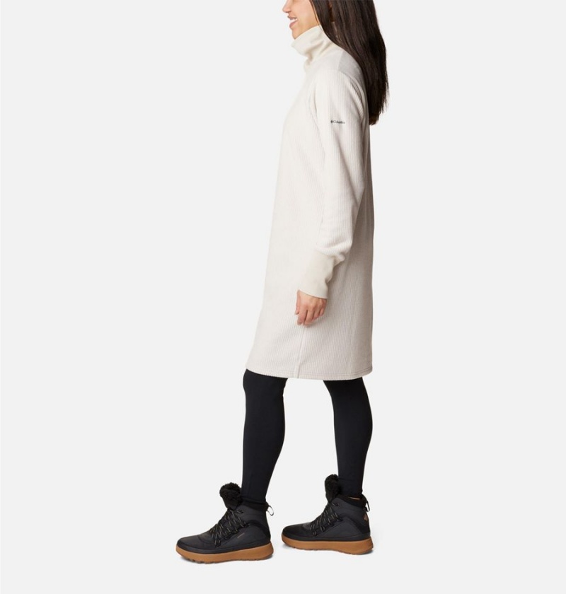 Columbia Boundless Trek Fleece Women's Dress White | FILVHZ-103