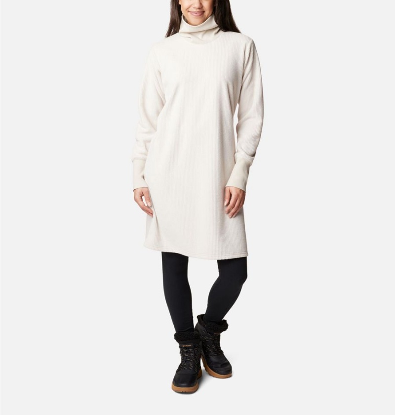 Columbia Boundless Trek Fleece Women\'s Dress White | FILVHZ-103