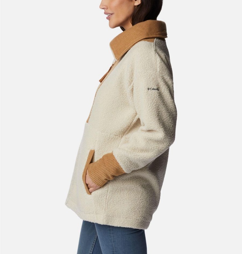 Columbia Boundless Trek Full Zip Women's Fleece Jacket Beige | SPANUC-604