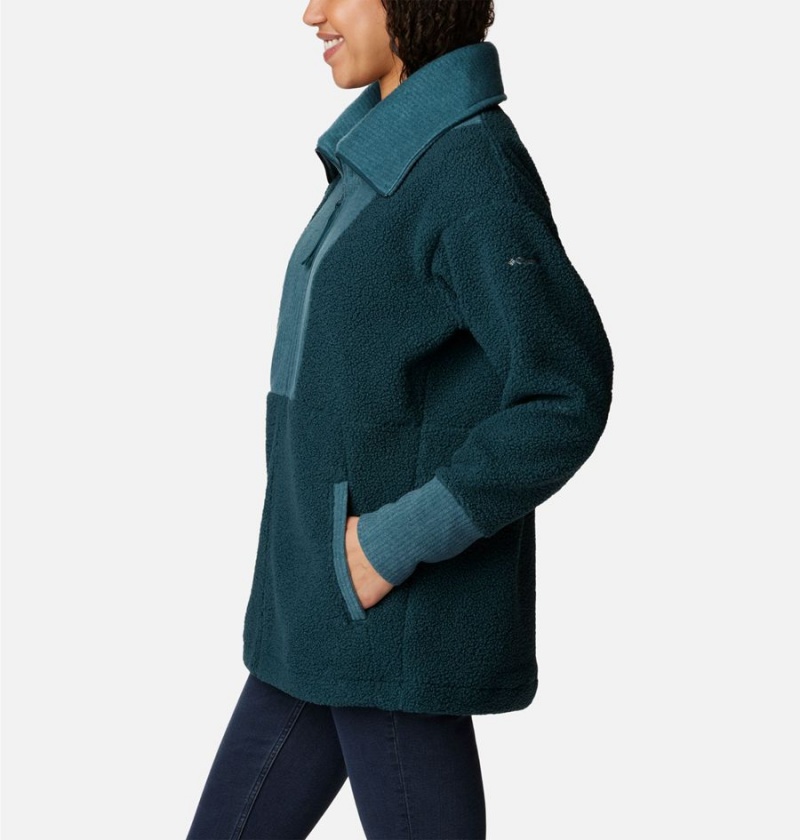 Columbia Boundless Trek Full Zip Women's Fleece Jacket Turquoise | HVAUGI-620