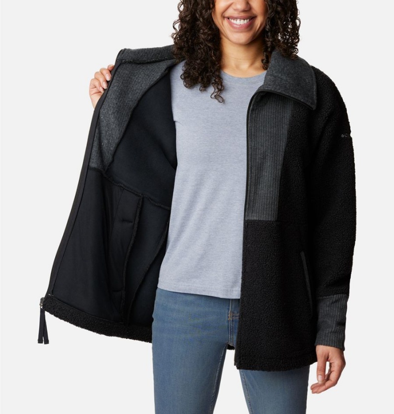 Columbia Boundless Trek Full Zip Women's Fleece Jacket Black | VQIZMR-971