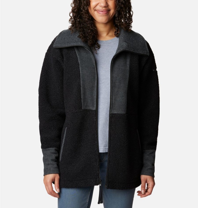 Columbia Boundless Trek Full Zip Women's Fleece Jacket Black | VQIZMR-971
