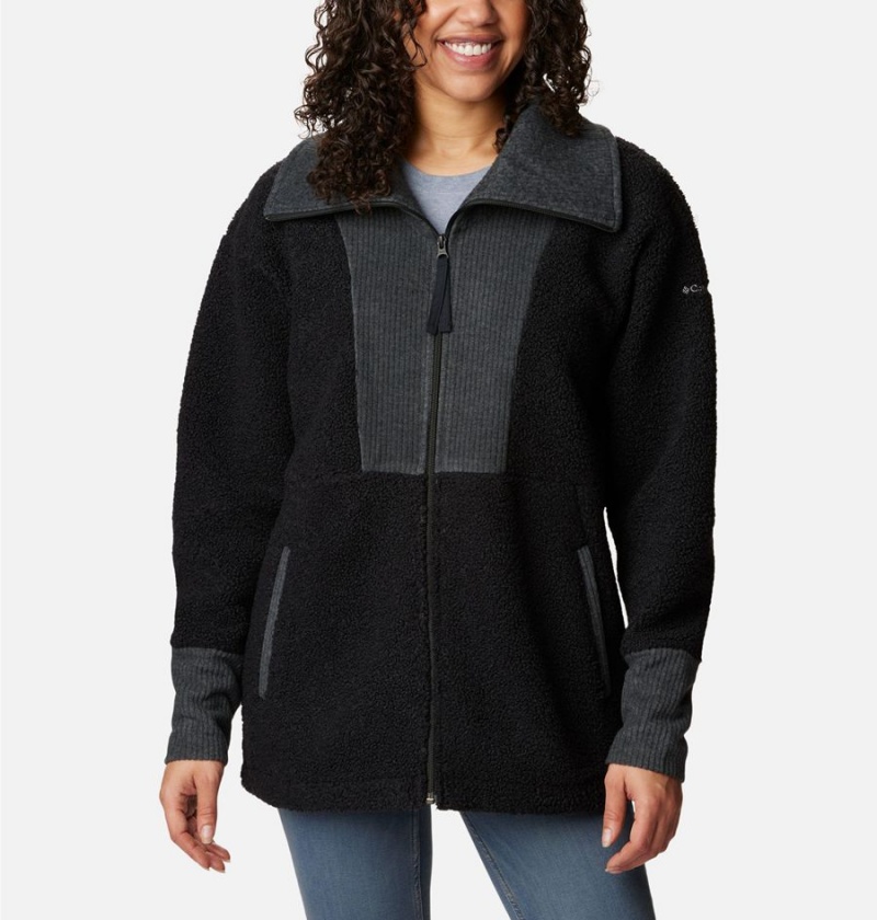 Columbia Boundless Trek Full Zip Women\'s Fleece Jacket Black | VQIZMR-971
