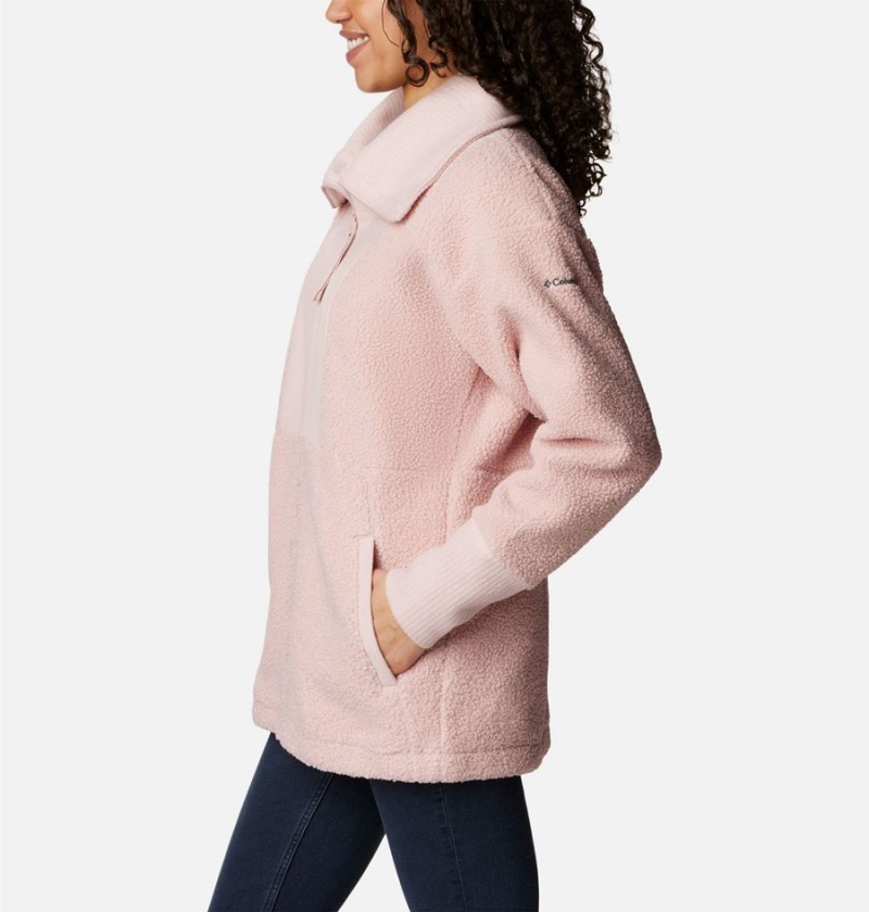 Columbia Boundless Trek Full Zip Women's Fleece Jacket Pink | WKQJPL-406