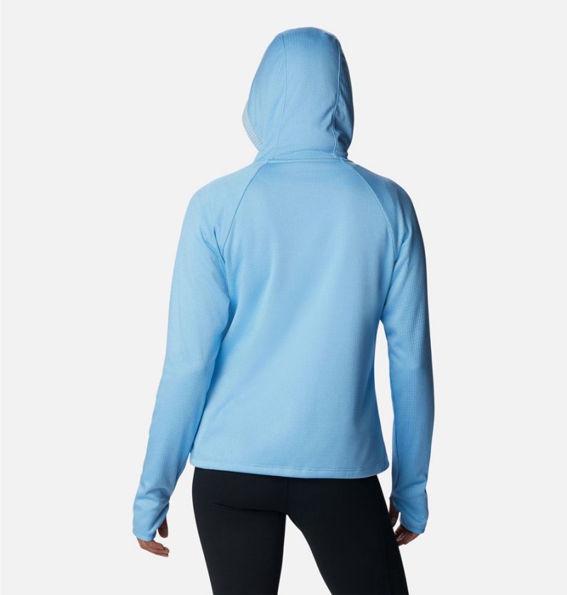 Columbia Boundless Trek Grid Women's Fleece Jacket Blue | VXLCUY-130