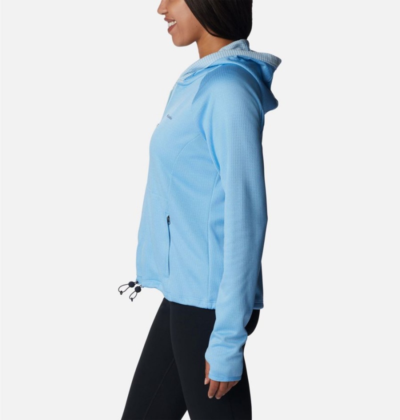 Columbia Boundless Trek Grid Women's Fleece Jacket Blue | VXLCUY-130