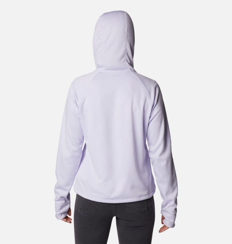 Columbia Boundless Trek Grid Women's Fleece Jacket Purple | XQDJFG-867