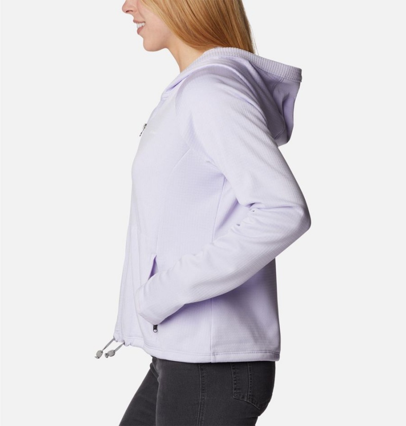 Columbia Boundless Trek Grid Women's Fleece Jacket Purple | XQDJFG-867
