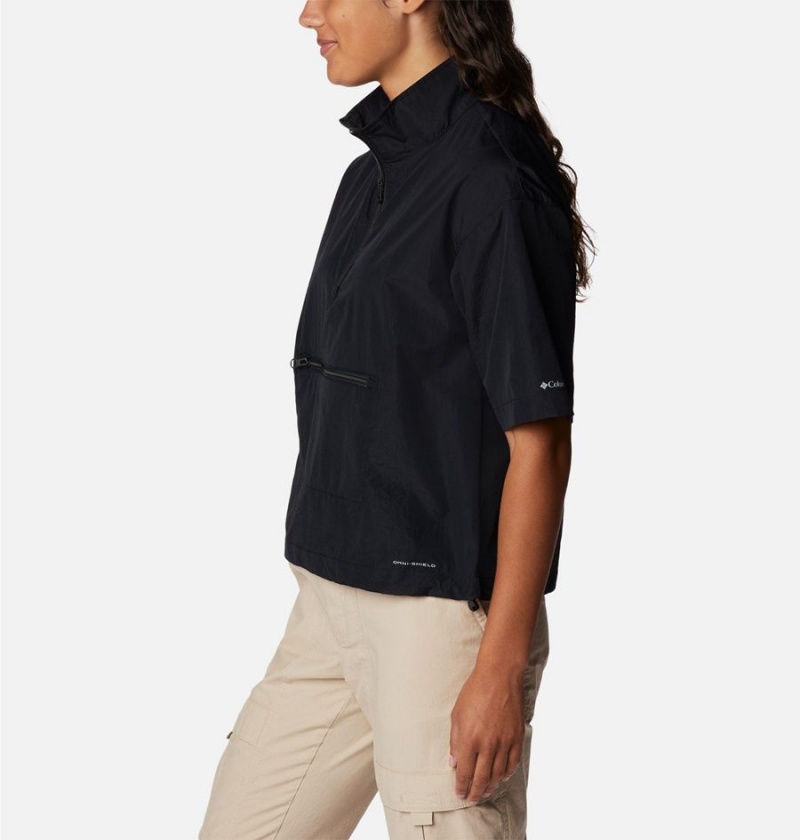 Columbia Boundless Trek Half Zip Women's Pullover Black | YLDXQS-205