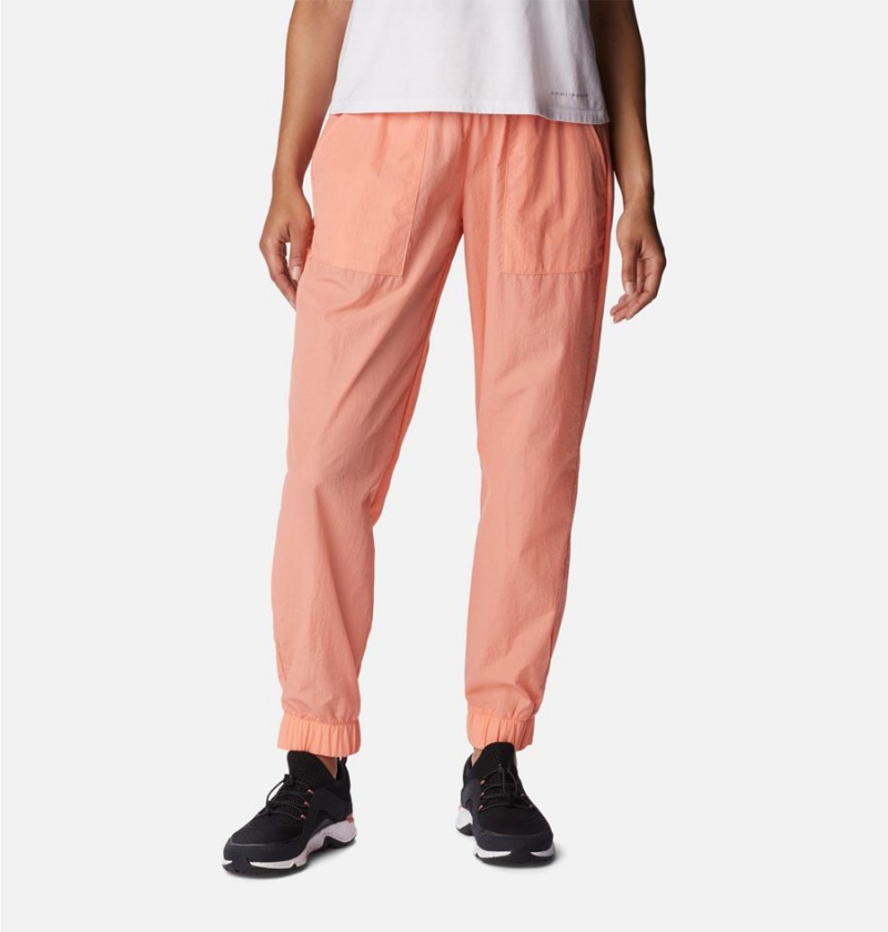 Columbia Boundless Trek Joggers Women\'s Pants Coral | CDHFQN-601