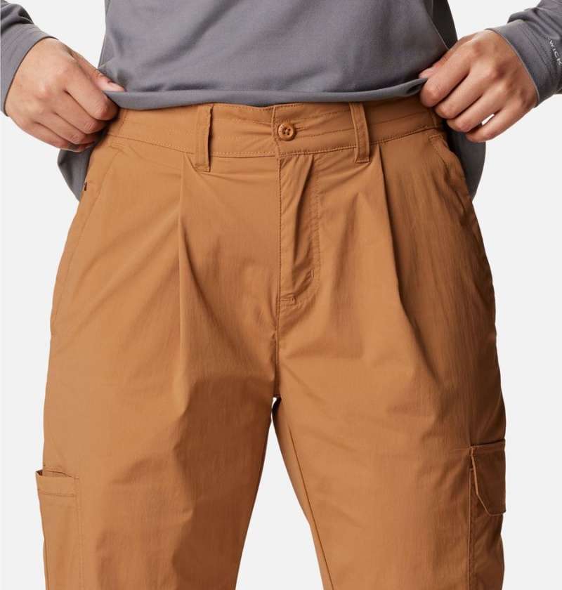Columbia Boundless Trek Pleated Women's Pants Brown | ZKQCJA-894