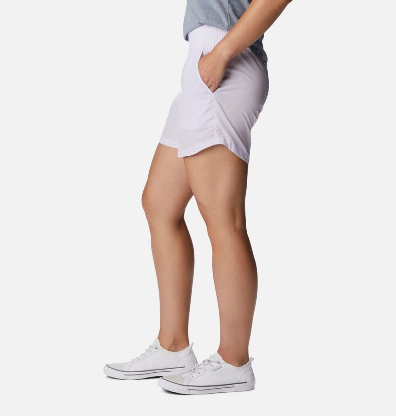 Columbia Boundless Trek Women's Shorts Purple | LTWOCM-403