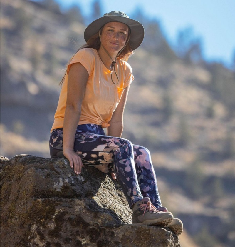 Columbia Boundless Trek Women's T-Shirt Orange | MPYLHU-065