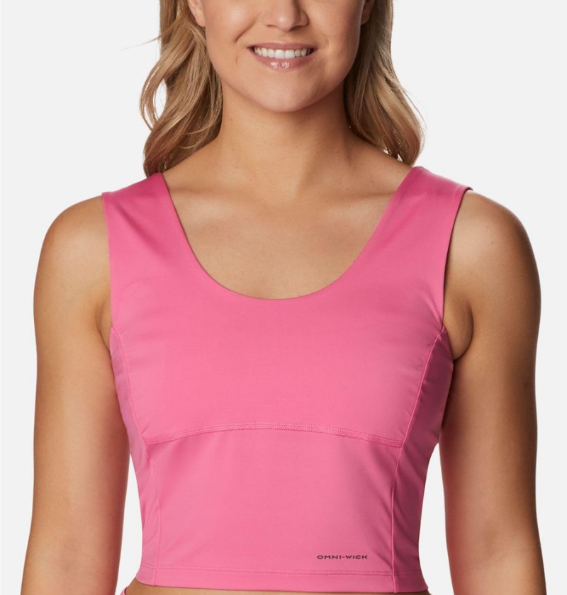 Columbia Boundless Trek Women's Tank Top Pink | KYBMAH-681