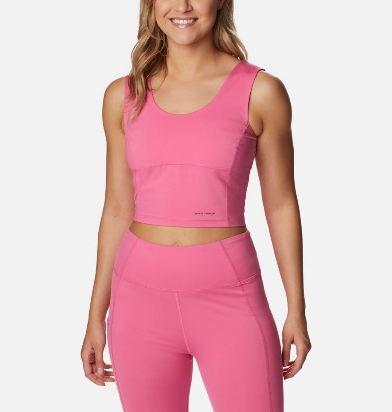 Columbia Boundless Trek Women\'s Tank Top Pink | KYBMAH-681